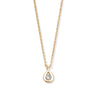 COLLIER OR JAUNE 750 DIAMANT