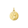 MEDAILLE VIERGE A L'ENFANT OR JAUNE 375
