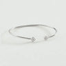 BRACELET AGATHA JONC BELOVED CRISTAL ARGENTE