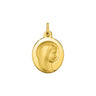 MEDAILLE VIERGE OR JAUNE 750