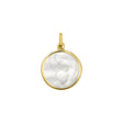 MEDAILLE VIERGE A L'ENFANT NACRE OR JAUNE 750