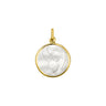 MEDAILLE VIERGE A L'ENFANT NACRE OR JAUNE 750