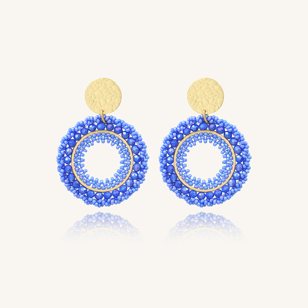 Boucles d'oreilles atacama lilas 
