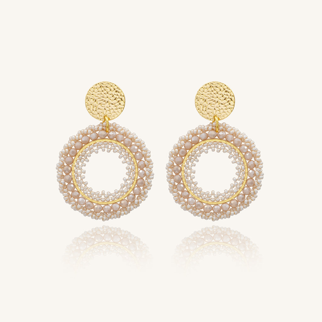 Boucles d'oreilles atacama sable 