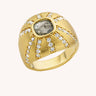 BAGUE MYA BAY LABRADORITE CALIFORNIA OR