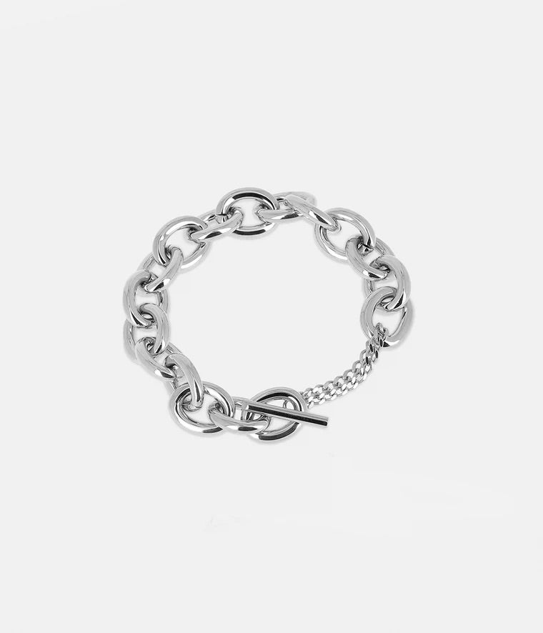 BRACELET ZAG ECUME ACIER