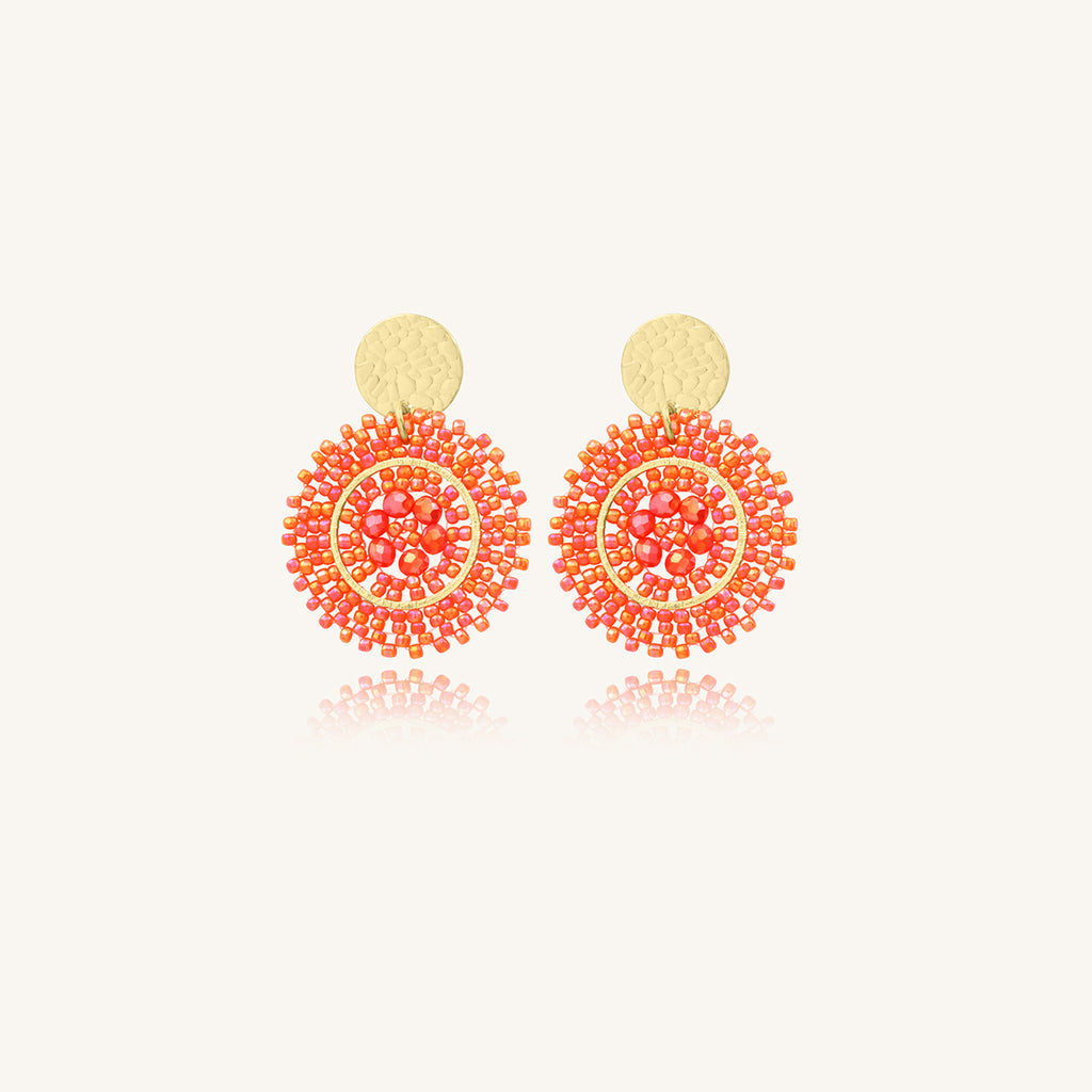 Boucles d'oreilles Baby Espagnola Corail 