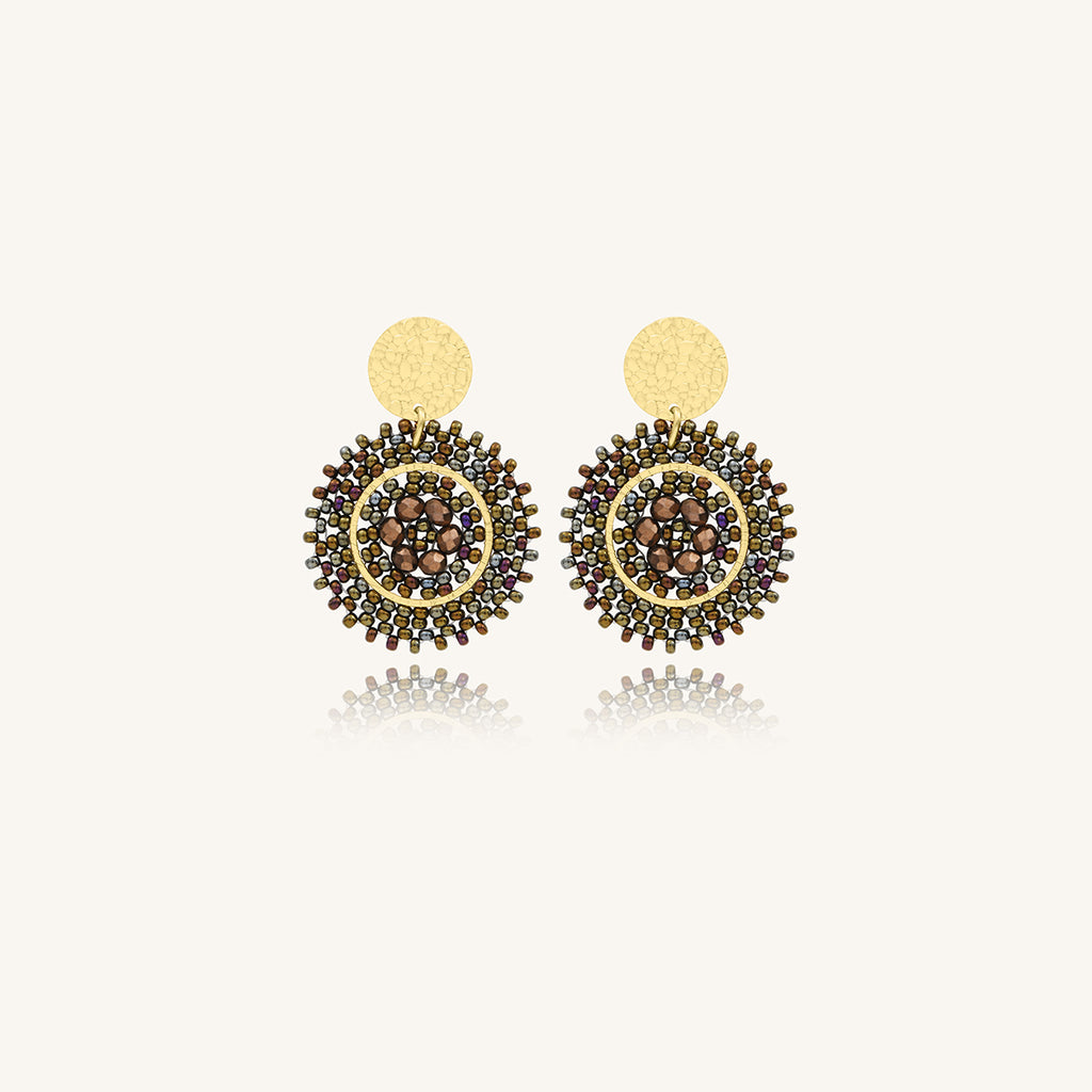 Boucles d'oreilles Baby Espagnola Noisette