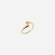 BAGUE ZAG ARIELI ACIER DORE