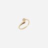 BAGUE ZAG ARIELI ACIER DORE