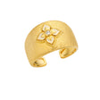 BAGUE MYA-BAY WHITE LOTUS CUFF