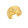 BAGUE MYA-BAY WHITE LOTUS CUFF