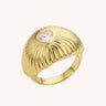 BAGUE MYA BAY WHITE STONE SAMANTHA OR