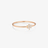 BAGUE GINETTE NY MINI DIAMOND STAR OR ROSE