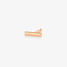 BOUCLES D'OREILLES GINETTE NY SOLO GOLD STRIP OR ROSE
