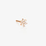 BOUCLES D'OREILLES GINETTE NY SOLO MINI DIAMOND STAR OR ROSE