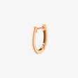 BOUCLE D'OREILLE GINETTE NY SOLO SIMPLE HOOP OR ROSE