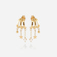 BOUCLES D'OREILLES ZAG ABRIL ACIER DORÉ