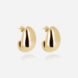 BOUCLES D'OREILLES ZAG ACE ACIER DORÉ