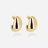 BOUCLES D'OREILLES ZAG ACE ACIER DORÉ