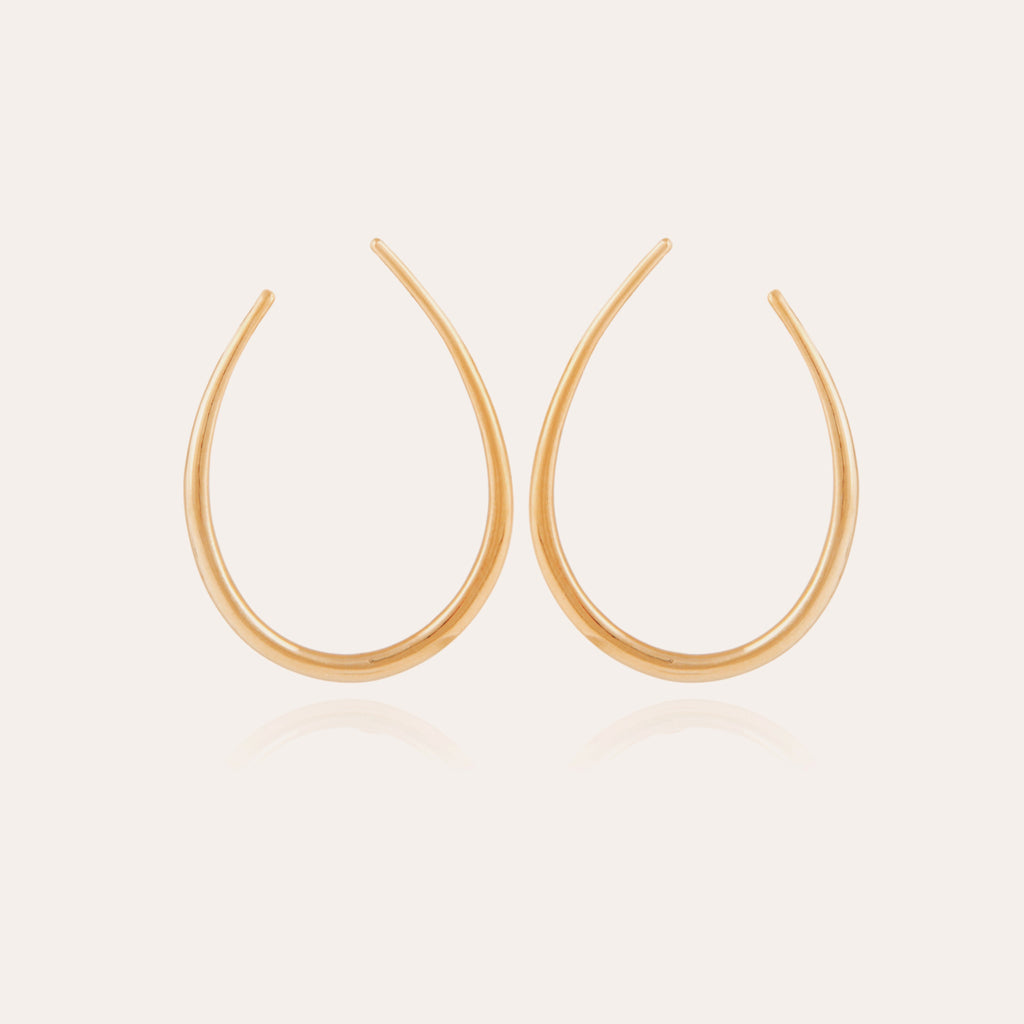 Boucles d'oreilles Bobo dorées
