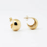 BOUCLES D'OREILLES ZAG CECILIA ACIER DORÉ