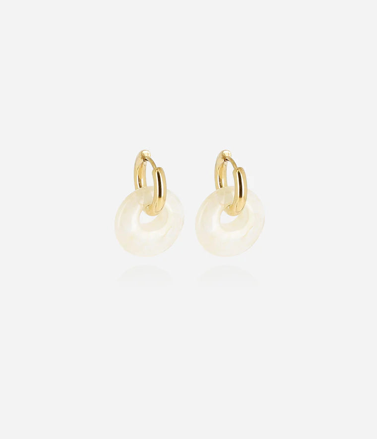 BOUCLES D'OREILLES ZAG CHROMA BLANC