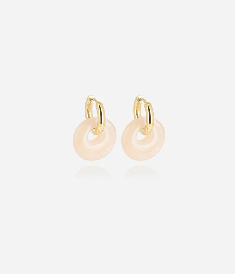 BOUCLES D'OREILLES ZAG CHROMA ROSE