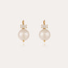 GAS BIJOUX BOUCLES D'OREILLES DECALCIA DOREES - CRISTAL
