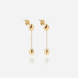 BOUCLES D'OREILLES ZAG DILYS ACIER DORÉ