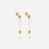 BOUCLES D'OREILLES ZAG DILYS ACIER DORÉ
