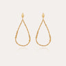 GAS BIJOUX BOUCLES D'OREILLES BIBI TORSADES DOREES