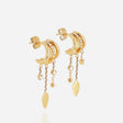 BOUCLES D'OREILLES ZAG ISABELLA ACIER DORÉ