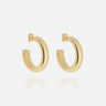 BOUCLES D'OREILLES ZAG KANEKO ACIER DORÉ
