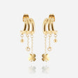 BOUCLES D'OREILLES ZAG LORENA ACIER DORÉ