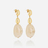 BOUCLES D'OREILLES ZAG LYAH ACIER DORÉ