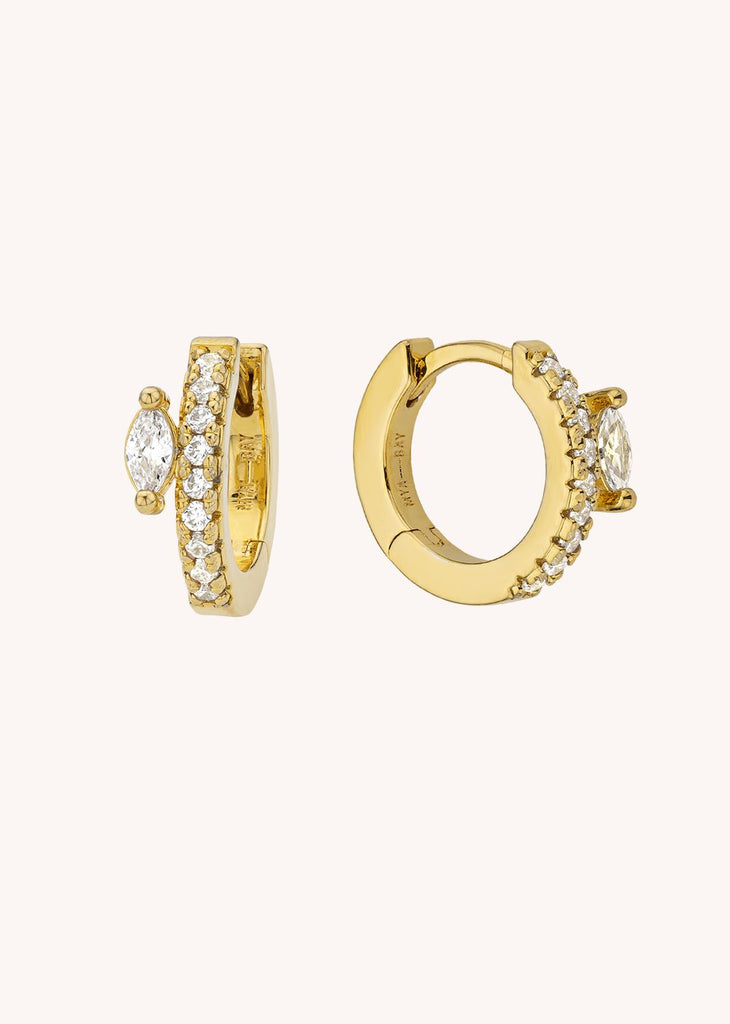 Boucles d’oreilles MYA BAY Precious Delhi Doré – Dorées à l’or fin recyclé 24 carats
