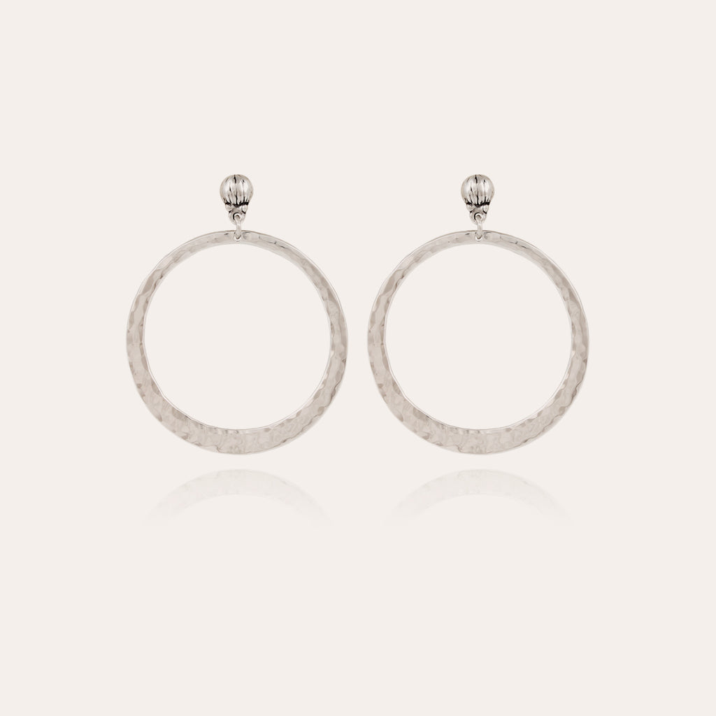 Boucles d'oreilles Mimi petit modèle argentées
