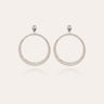 GAS BIJOUX BOUCLES D'OREILLES MIMI PETIT MODELE ARGENTEES