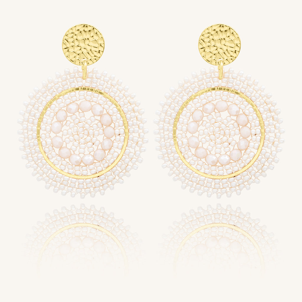 BOUCLES D'OREILLES SANTIBE MINI ESPAGNOLA SABLE