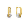 BOUCLES D'OREILLES MYA BAY JAZZY ROCK SILVER