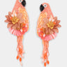 Boucles d'oreilles Olivia Dar Parrot Orange