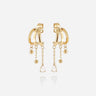 BOUCLES D'OREILLES ZAG PILAR ACIER DORÉ