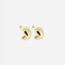 BOUCLES D'OREILLES ZAG PUNTE ACIER DORÉ