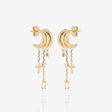 BOUCLES D'OREILLES ZAG SUSANA ACIER DORÉ