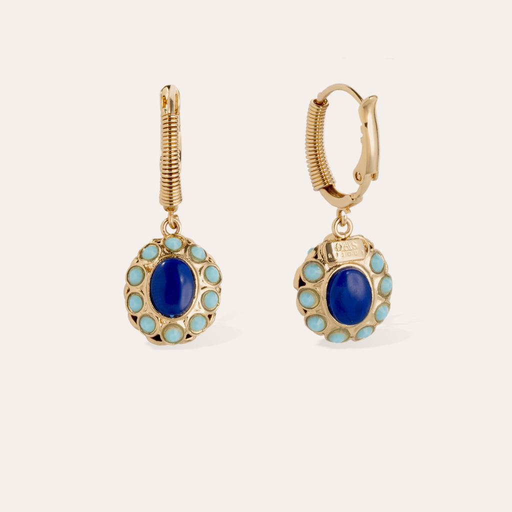 Boucles d’oreilles Tao Splash dorées – Gas Bijoux