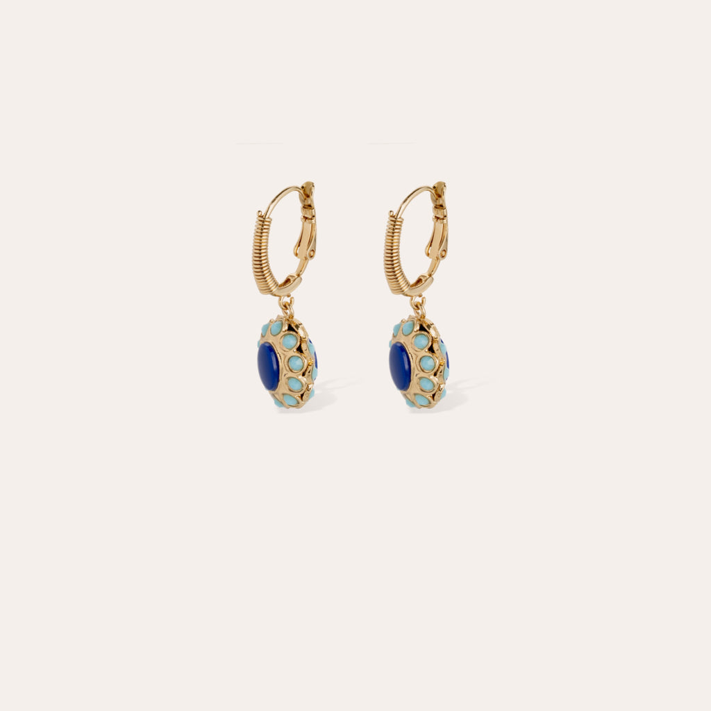Boucles d’oreilles Tao Splash dorées – Gas Bijoux