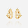 BOUCLES D'OREILLES ZAG TELMA ACIER DORÉ