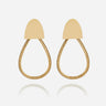 BOUCLES D'OREILLES ZAG THÉOLINE ACIER DORÉ