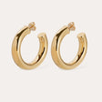 GAS BIJOUX BOUCLES D'OREILLES TURNER MOYEN MODELE DOREES